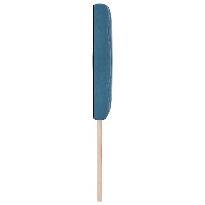 Tăblie LED Albastru închis 144 cm Catifea WALTI