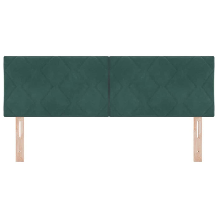 Tăblie LED Verde închis 160 cm Catifea WALTI