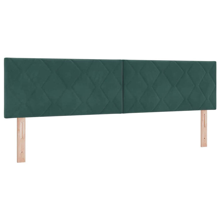 Tăblie LED Verde închis 180 cm Piele artificială - WALTI WALTI
