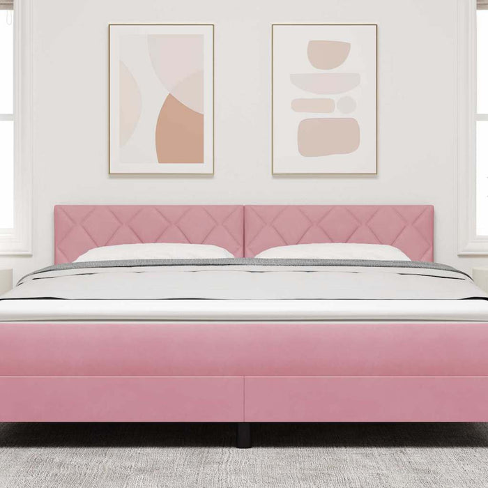 Tăblie LED Roz 180 cm Piele artificială - WALTI WALTI