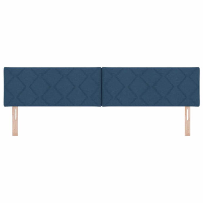 Tăblie cap cu lumini cu bandă LED albastru 200 cm țesătură - WALTI WALTI