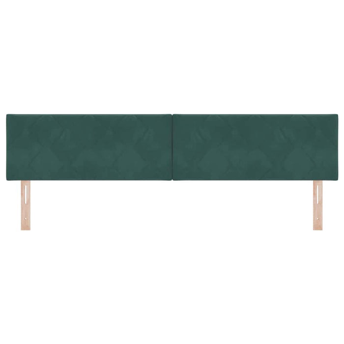 Tăblie LED Verde închis 200 cm Catifea WALTI