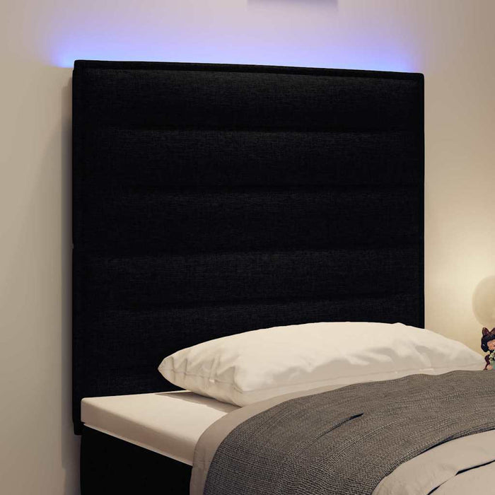 Tăblie LED cu lumini cu bandă LED Manual Negru 80 cm Poliester - WALTI WALTI