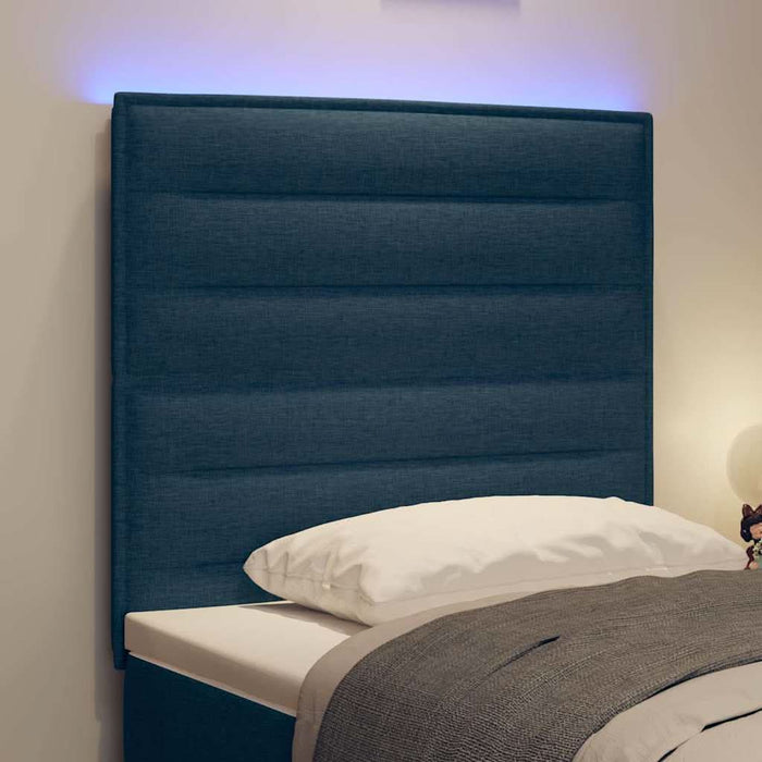 Tăblie LED cu lumini cu bandă LED albastru 90 cm Poliester - WALTI WALTI