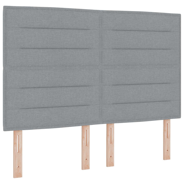 Tăblie LED cu lumini cu bandă LED Gri deschis 144 cm Poliester - WALTI WALTI