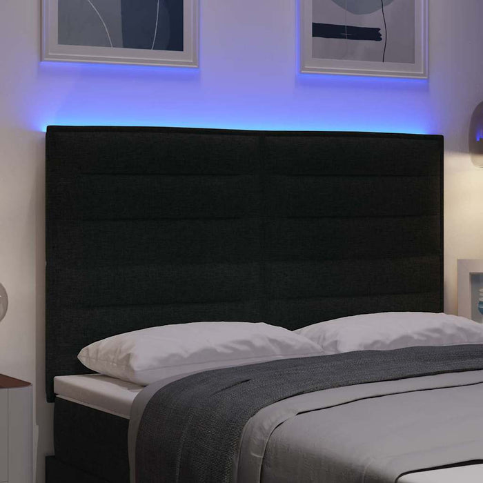 Tăblie LED cu lumini cu bandă LED Manual Negru 144 cm Poliester - WALTI WALTI