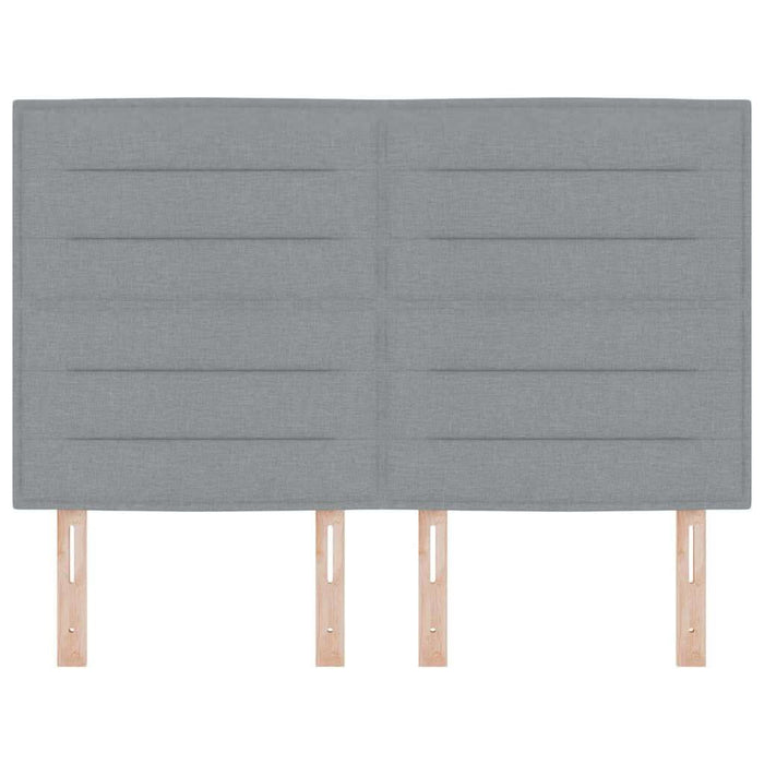 Tăblie LED cu lumini cu bandă LED Gri deschis 160 cm Poliester - WALTI WALTI