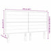 Tăblie LED cu lumini cu bandă LED Gri deschis 160 cm Poliester - WALTI WALTI
