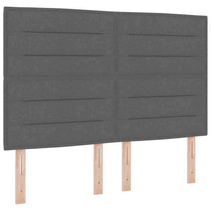 Tăblie LED cu lumini cu bandă LED Gri închis 160 cm Poliester - WALTI WALTI