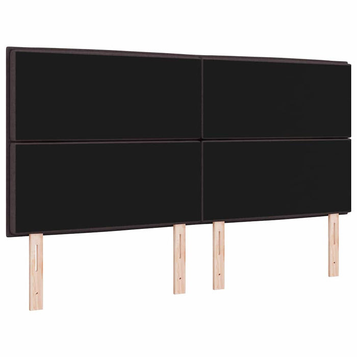 Tăblie LED cu benzi LED Manual Maro închis 180 cm țesătură - WALTI WALTI