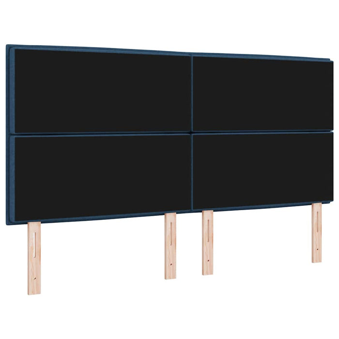 Tăblie LED cu lumini cu bandă LED albastru 180 cm Poliester - WALTI WALTI