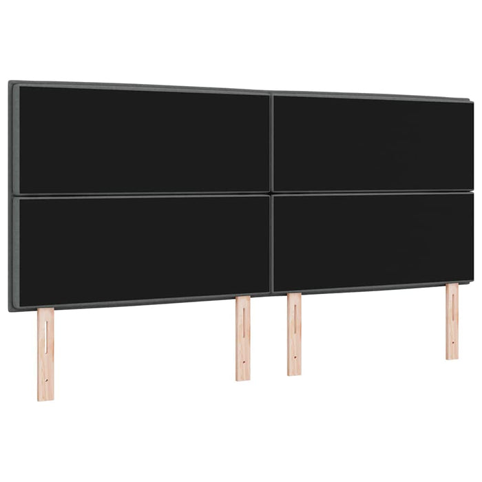 Tăblie LED cu lumini cu bandă LED Gri închis 200 cm Poliester - WALTI WALTI