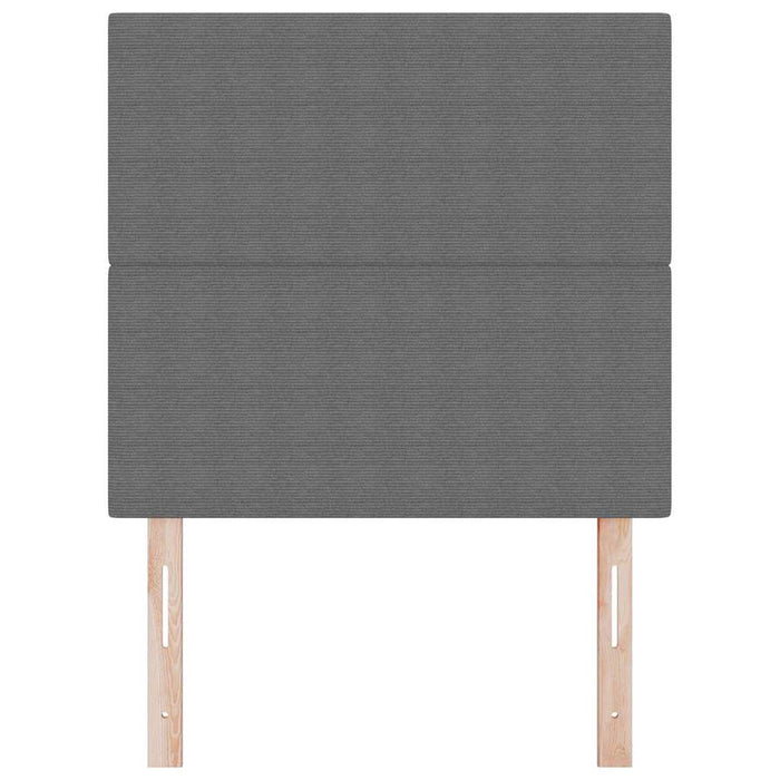 Tăblie LED cu benzi LED Gri deschis 80 cm Țesătură din corduroy WALTI