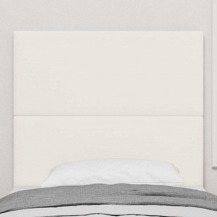 Tăblie LED cu benzi LED Manual Crem 80 cm Țesătură din corduroy WALTI