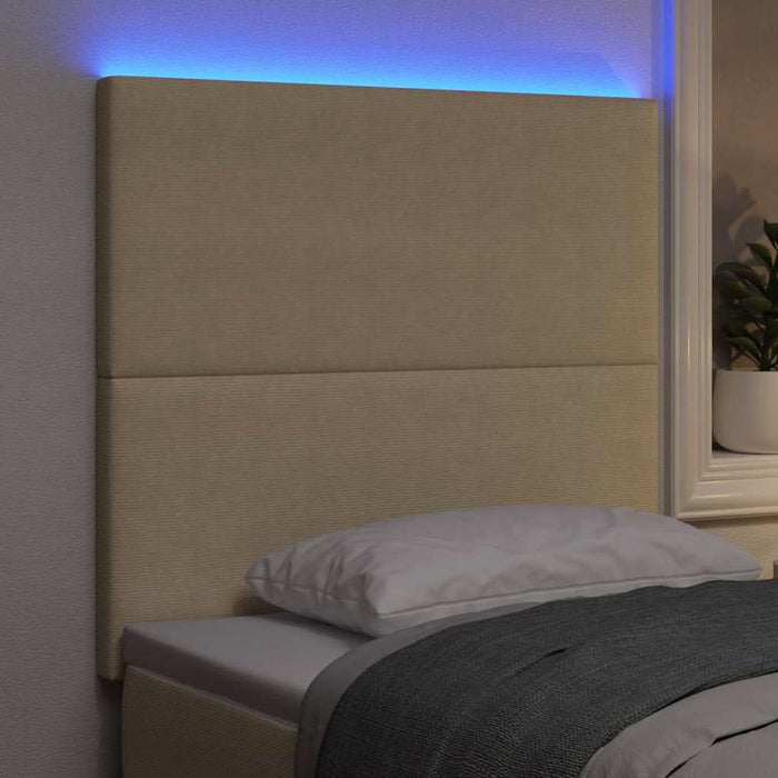 Tăblie LED cu lumini cu bandă LED Gri Verde 100 cm Poliester - WALTI WALTI