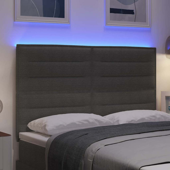 Tăblie LED cu lumini cu bandă LED Gri deschis 144 cm Poliester - WALTI WALTI