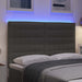 Tăblie LED cu lumini cu bandă LED Gri deschis 144 cm Poliester - WALTI WALTI