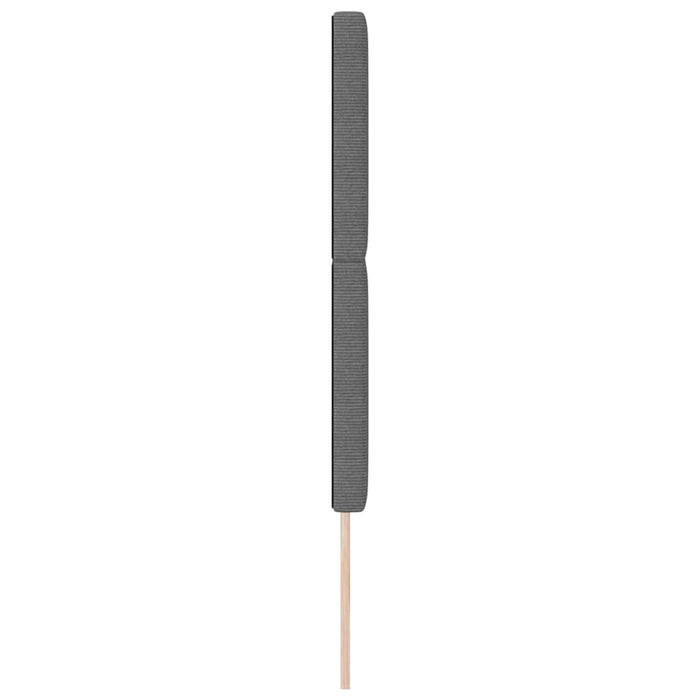 Tăblie LED Manual Gri deschis 160 cm Țesătură din corduroy WALTI