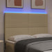 Tăblie LED cu lumini cu bandă LED Gri Verde 160 cm Poliester - WALTI WALTI