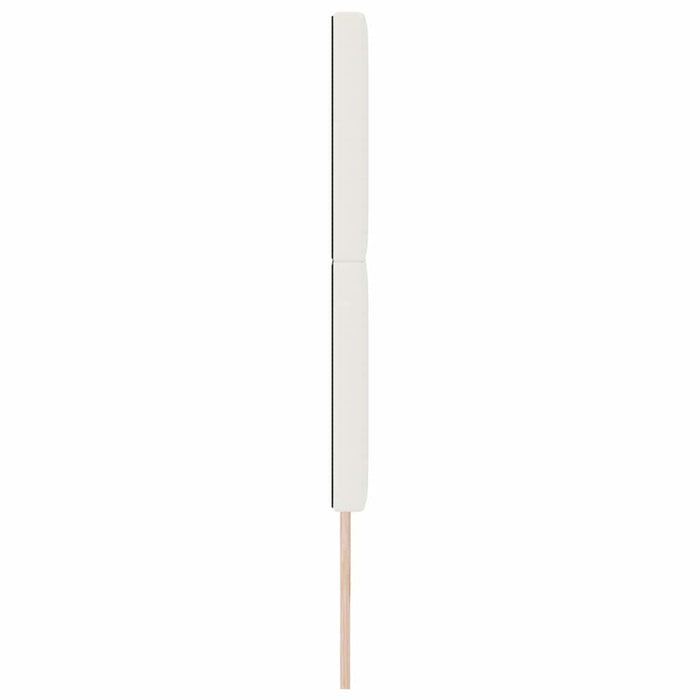 Tăblie LED cu benzi LED Crem 200 cm Țesătură din corduroy - WALTI WALTI
