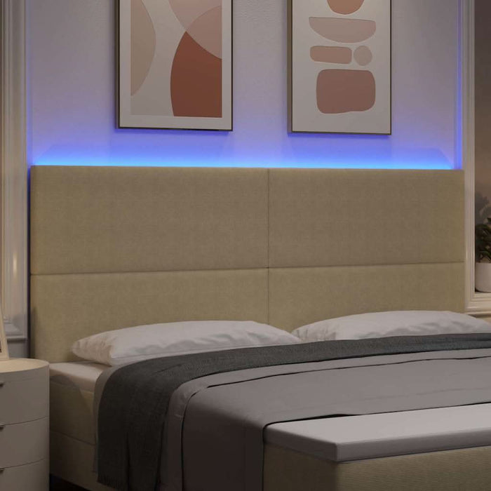 Tăblie LED cu lumini cu bandă LED Gri Verde 200 cm Poliester - WALTI WALTI
