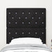 Tăblie LED cu lumini cu bandă LED Argyle Negru 80 cm Catifea - WALTI WALTI