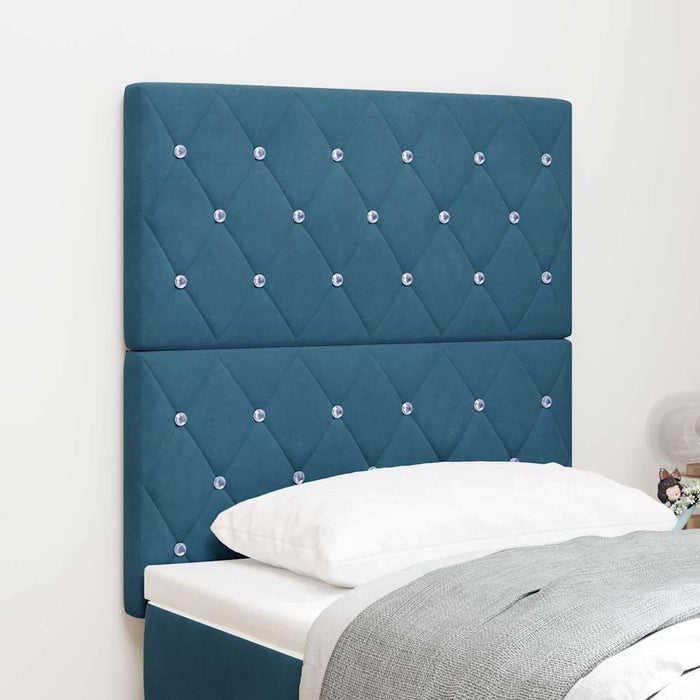 Tăblie LED cu benzi LED Manual Albastru închis 80 cm Catifea - WALTI WALTI
