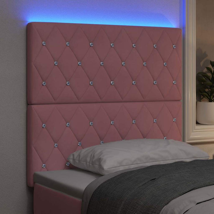Tăblie LED cu lumini cu bandă LED Manual Roz 90 cm Poliester - WALTI WALTI