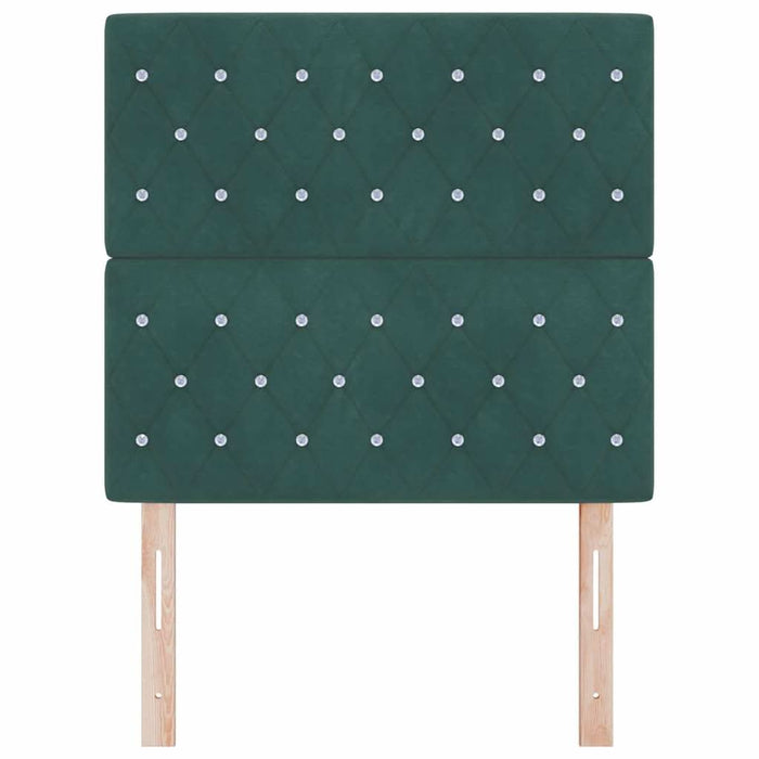 Tăblie LED cu lumini cu bandă LED Verde închis 100 cm Catifea - WALTI WALTI