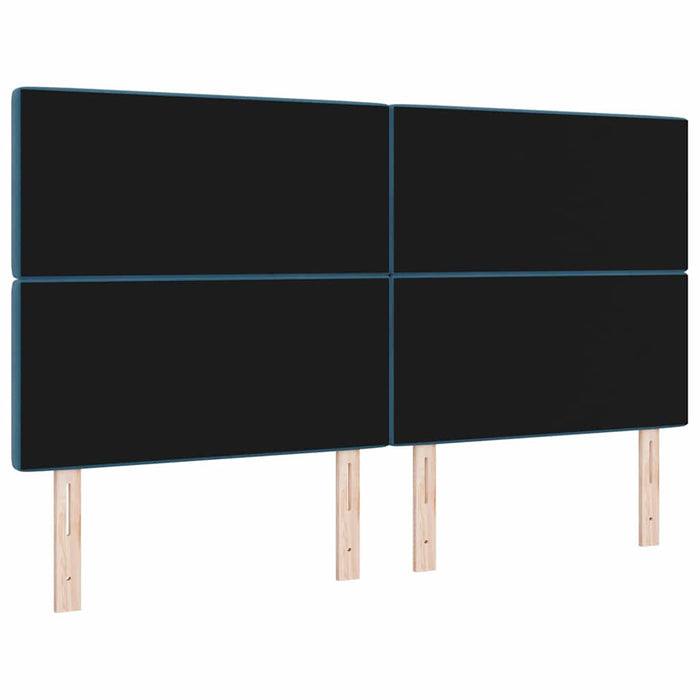 Tăblie LED cu benzi LED Manual Albastru închis 180 cm Catifea WALTI