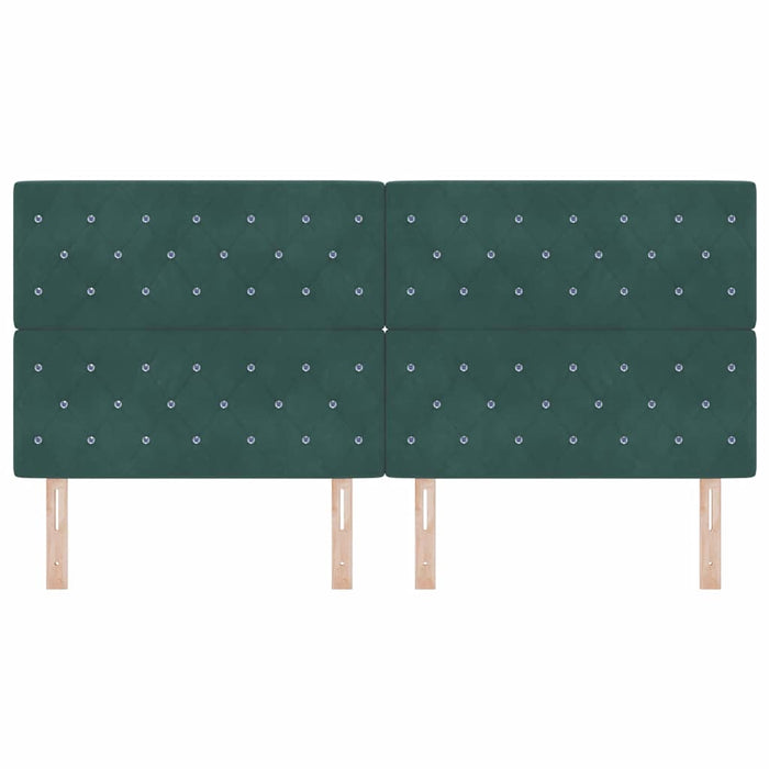 Tăblie LED cu lumini cu bandă LED Verde închis 200 cm Poliester - WALTI WALTI