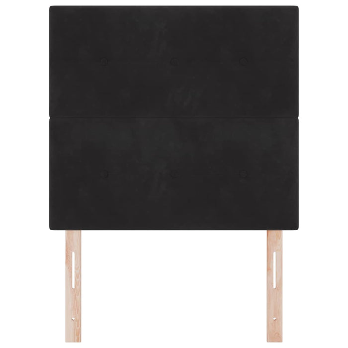Tăblie LED cu benzi LED Manual Negru 80 cm Catifea - WALTI WALTI