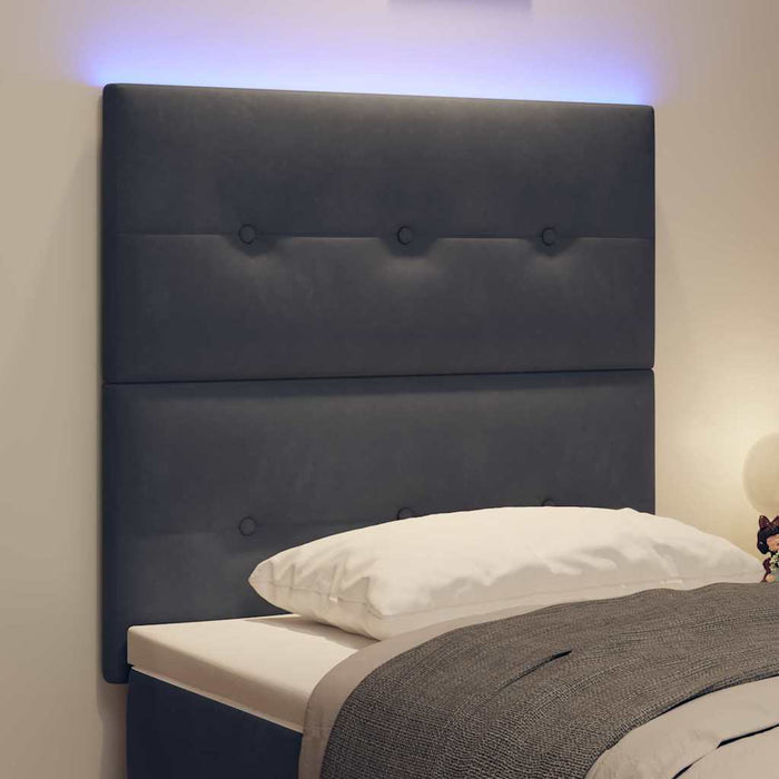 Tăblie LED cu lumini cu bandă LED Manual Gri 90 cm Poliester - WALTI WALTI