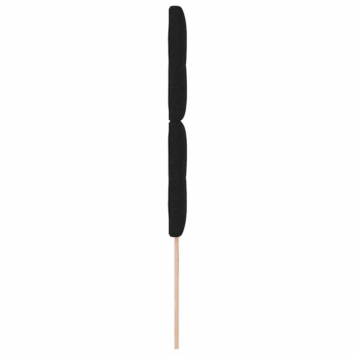 Tăblie LED cu benzi LED cu headboard Negru 100 cm țesătură - WALTI WALTI