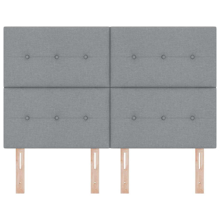 Tăblie LED cu lumini cu bandă LED Gri deschis 144 cm Poliester - WALTI WALTI