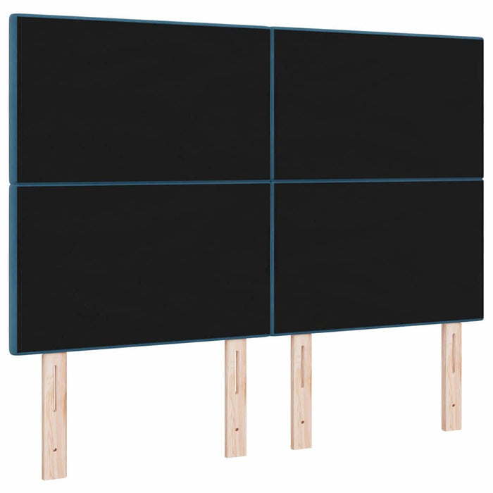 Tăblie LED cu lumini cu bandă LED albastru 144 cm Poliester - WALTI WALTI