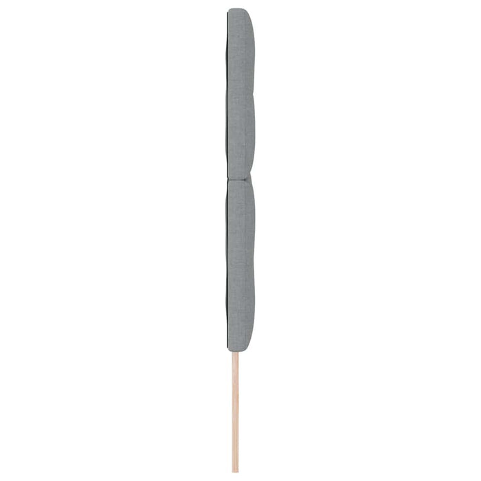 Tăblie LED cu lumini cu bandă LED Gri deschis 160 cm Poliester - WALTI WALTI