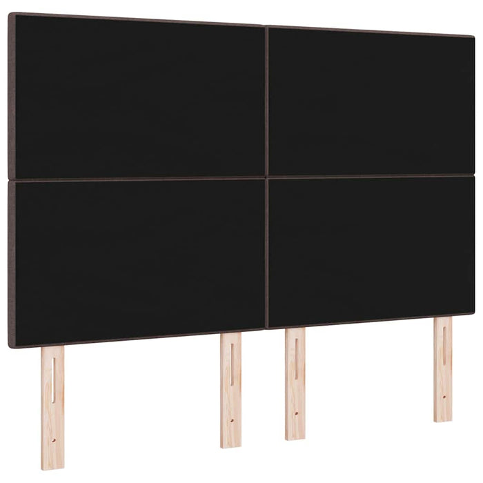 Tăblie LED cu lumini cu bandă LED Maro închis 160 cm Poliester - WALTI WALTI