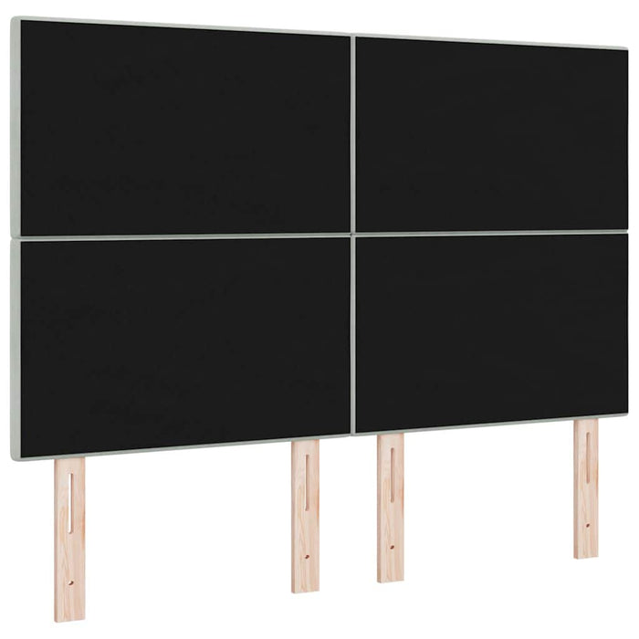 Tăblie LED cu lumini cu bandă LED Gri deschis 160 cm Poliester - WALTI WALTI