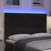 Tăblie LED cu benzi LED Manual Negru 160 cm Catifea - WALTI WALTI