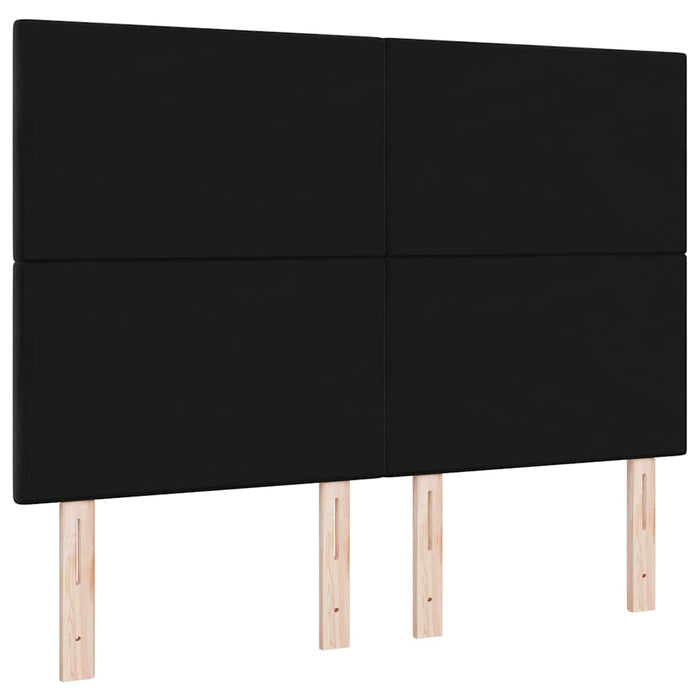 Tăblie LED cu benzi LED Manual Negru 160 cm Catifea - WALTI WALTI