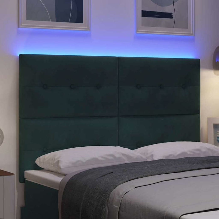 Tăblie LED cu lumini cu bandă LED Manual Verde 160 cm Poliester - WALTI WALTI