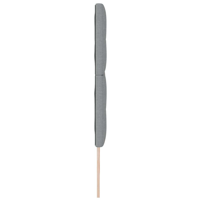 Tăblie LED cu lumini cu bandă LED Gri deschis 180 cm Poliester - WALTI WALTI