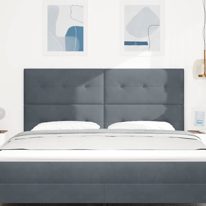 Tăblie LED cu lumini cu bandă LED Manual Gri 180 cm Poliester - WALTI WALTI