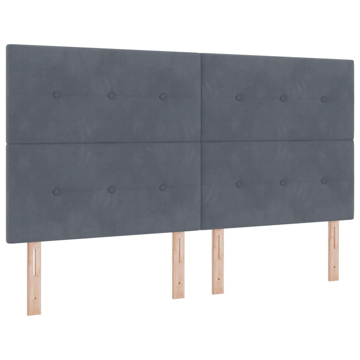 Tăblie LED cu lumini cu bandă LED Manual Gri 180 cm Poliester - WALTI WALTI