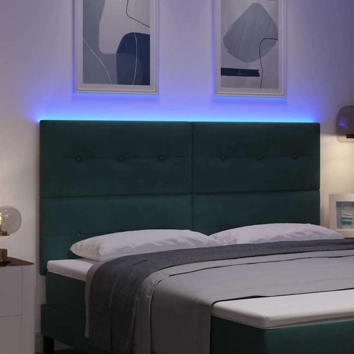 Tăblie LED cu lumini cu bandă LED Manual Verde 180 cm Poliester - WALTI WALTI
