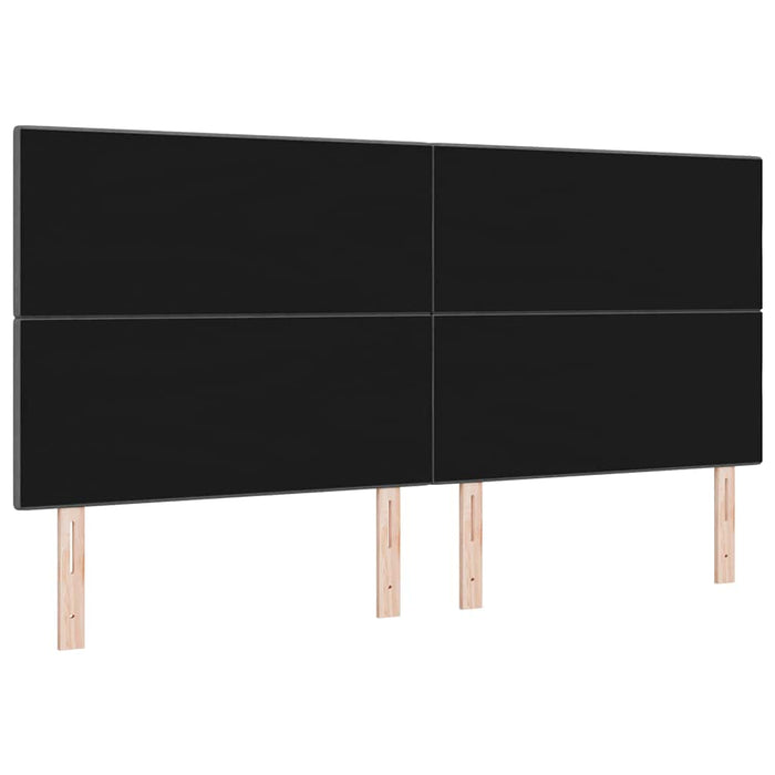 Tăblie LED cu benzi LED cu headboard Gri închis 200 cm țesătură - WALTI WALTI