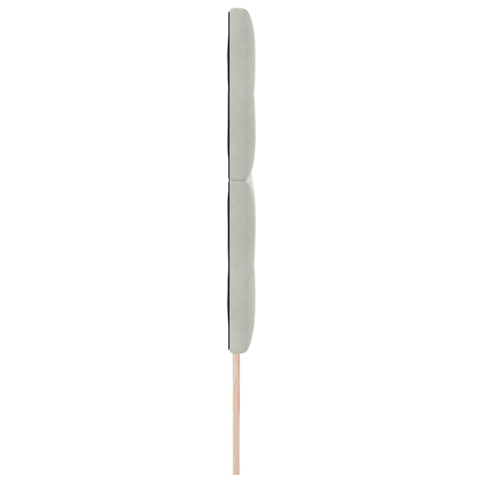 Tăblie LED cu lumini cu bandă LED Gri deschis 200 cm Poliester - WALTI WALTI