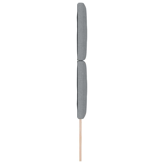 Tăblie cap cu lumini cu bandă LED Gri deschis 80 cm țesătură - WALTI WALTI