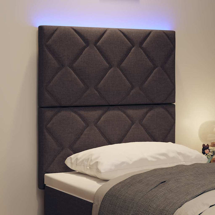 Tăblie LED Gri deschis 80 cm țesătură - WALTI WALTI